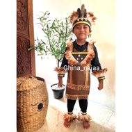 Dayak/children's Costume. Carnival Costume/Children's Dance. (Only Costume)