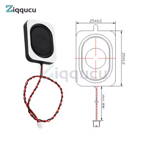 3525/2535 plastic inner magnetic cavity speaker high-quality materials 8 ohm 2W/4 ohm/3W full freque