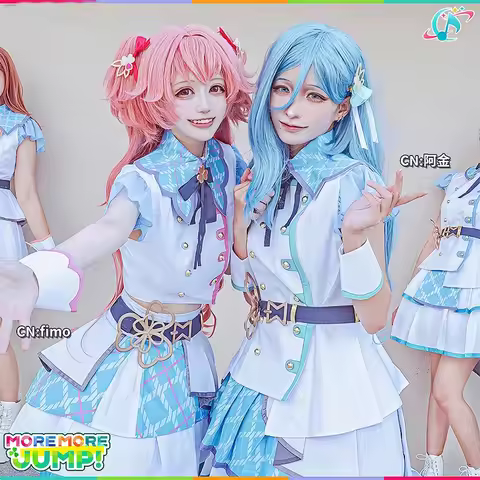 PJSK Hinomori Shizuku Hanasato Minori Kiritani Haruka Momoi Airi Cosplay Costumes Party Dress Hallow