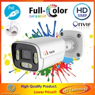 Qi Tech AHD 5MP Dahua HiK Vision 4MP FULL Color CCTV POE Outdoor iP67 Network iP Bullet Camera