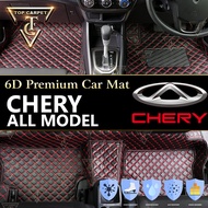Top Carpet [ CHERY LIVE ] 6D PU Leather For CHERY OMODA 5, TIGGO 8 PRO, V5 EASTAR