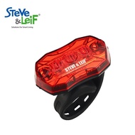Steve & Leif Red LED Bike Rear Lights with Silicon Strap