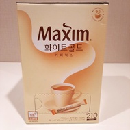 กาแฟ Maxim Mocha Gold & White Gold 1 กล่อง 210 ซอง กล่องใหญ่ กาแฟส่งตรงจากเกาหลี กาแฟแม๊กซิม กาแฟเกา