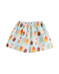 Kloset ETC Ice Cream Corner Shorts Pants (OHAYO-49-2) กางเกงเอวยืดพิมพ์ลายไอศกรีม