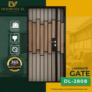 Laminate Gate – DL-2808 Laminate  Metal Gate For HDB / CONDO / BTO / LANDED HOUSE FLATS