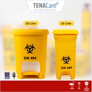 Biohazard Paddle Bin / Yellow Paddle Bin (15L/18L)