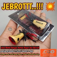 JAWS JEBROT JAWS BUBLE/ JAWS GEOL 2.5CM/ casting bait cork jump frog/ frog/ jows/ geol/ JF/ JENBRET/