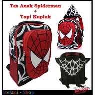 Ready Boys School Bag Set3In1 Pandy Backpack Spiderman Backpack
