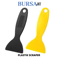 SCRAPER KAPE PLASTIK ALAT BANTU PASANG ANTI GORES WALLPAPER DINDING VINYL TACO DLL