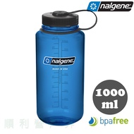 American Nalgene 1000ml Bottle Gray Blue