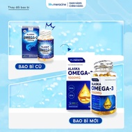 Viên uống dầu cá Omega 3 Alaska tăng cường thị lực cho người lớn và trẻ nhỏ lọ 100 viên OMEGA MERACI