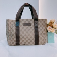 MS0403 GUCCI 古馳復古經典花紋手拿包包 VINAGE GG SUPREME CANVAS MINI TOTE CANVAS