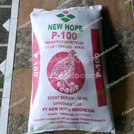 New New Hope P 100 P100 Pur Puyuh Petelor Pakan Burung Gemak Telur 50Kg