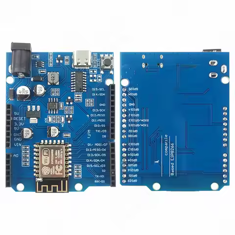 ESP8266 D1 ESP-12F 2.4G WiFi R3 Development Board Module for Arduino IDE CH340C USB Type-C ESP-8266E
