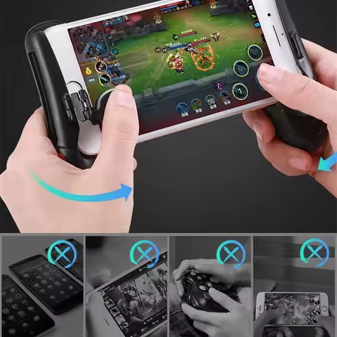 3 In 1 Mobile Phone Gamepad Holder Telescopic Gamepad Controller Mobile Gamepad Phone Joystick Phone