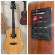 結他/ Guitar / 吉他/ 結他/ 電木 / bass Guitar 結他 吉他 Washburn WD10S E 電木Acoustic Guitar (面單，新弦線，已setup)   -雲杉