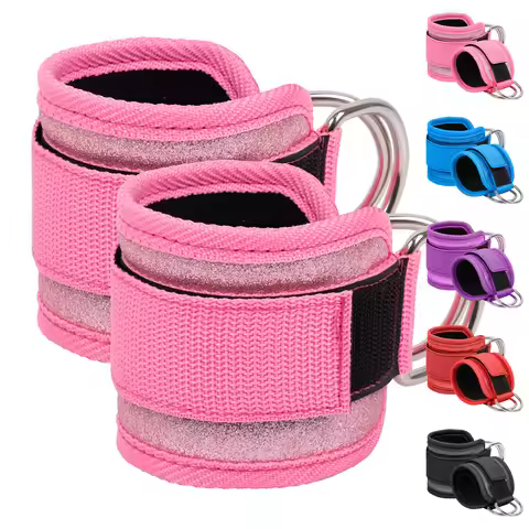1PCS Ankle Straps Gym Anklet Pulley Ankle Strap Bodybuilding Leg Train Holder Gym Pulley Wristband H