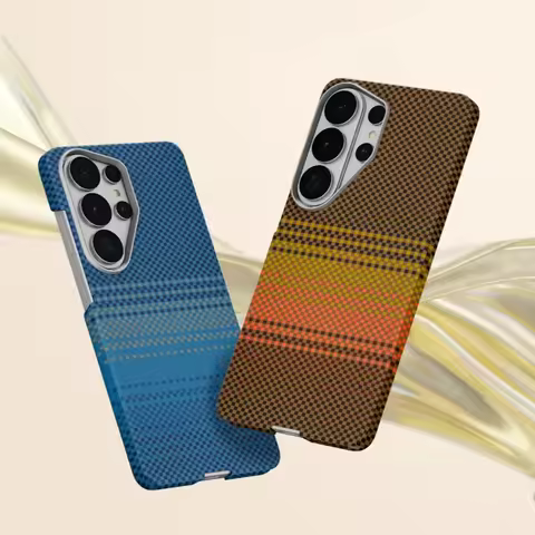 Luxury Kevlar Carbon Fiber Wireless for Magsafe Case For Samsung Galaxy S26 Ultra S25 S24 Ultra Allo