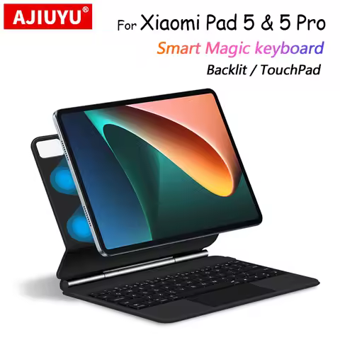 Magic Keyboard For XiaoMi Pad 5 Pro 11 Inch Mi Pad 5 MiPad 5/5 Pro 2021 Smart Case Folio Multi-touch