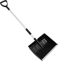 Yardwe 56" Snow Shovel with D-Grip Handle, Collapsible Snow Sand Mud Removal Tool, Detachable Constr
