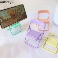 AUBREY1 Mini Chair Phone Stand, ABS Decorative Mobile Phone Holder, Creative Plastic Foldable Mini Chair Mini Phone Holder Phone