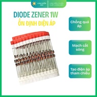Zener Diode voltage stabilizer 3.3V/3.9V/5.1V/5.6V/6.2V/9.1V/12V/15V/18V/20V/24V 1W bag of 10 ensure