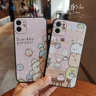 Cute Cartoon Sumikko Gurashi Shockproof Phone Case for iPhone 16 15 Pro Max 14 Plus 13 12 mini 11 XR