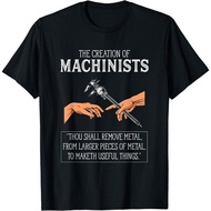Creation Of Machinists Funny Cnc Machinist T-Shirt