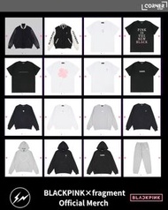 BP最新日本周邊代購 BLACKPINK x Fragment Official Merch 預訂