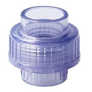 1pc PVC Transparent Straight Union Connector Inner Dia 40-63mm Water Supply Pipe Fittings Garden Irr