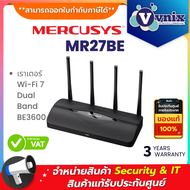 MERCUSYS MR27BE เราเตอร์ Wi-Fi 7 Dual Band BE3600 By Vnix Group As the Picture One