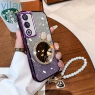 Luxury Casing Oppo A3 Pro 5G A3X 5G/ A3 A38 A18 A58 A60 A79 5G Glitter Electroplating Transparent Co