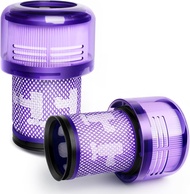 2 Pack Filter Replacement for V12 Detect Slim, V12 Slim, SV30, SV34, SV35 Cordless Vacuum, Compare t