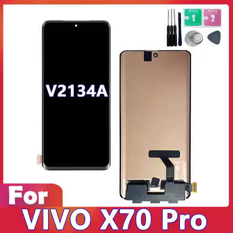 6.56" X70 Pro LCD For Vivo X70 Pro V2105 LCD Display Screen Touch Digitizer Replacement For VIVO X70