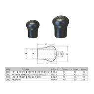 【big-discount】 Noonroo Butt Cap Gimbal Butt Cap 16 20 23.5 25 27.5 30 Soft Butt Cap Fishing Rod End Cap