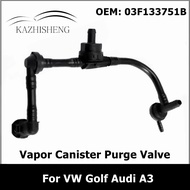 03F133751B Engine Vapor Canister Purge Valve Breather Pipe Vacuum Hose for VW Golf Audi A3
