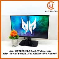 ACER KA222Q 21.5 INCH WIDESCREEN LED BACKLIT FHD IPS USED REFURBISHED MONITOR