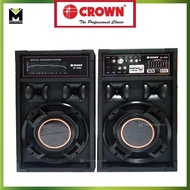 Crown KR-10000 10000W Karaoke Ready Baffle Speaker #1~_