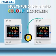 TAXNELE D52-2066 6IN1 AC monitor 220V 100A Voltage Current Power Factor KWH energy Frequency meter