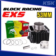 DOLPHIN BLOCK RACING EX5 53MM BLOK EX5 LAMA EX5 HIGHPOWER HIPOWER COMPLETE