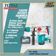 Total Rotary Hammer Drill Hacker 26 / 32 / 36mm  Impact Drill Chisel 3 in 1