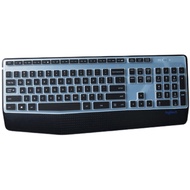 Keyboard Cover Silicone for Logitech MK345, Full-Sized Ultra-Thin Keyboard Cover for Logitech MK345 