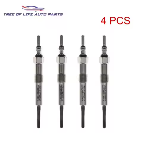 4X Glow Plugs 4.4V For NISSAN CUBE JUKE MICRA V NOTE NV200 PULSAR QASHQAI +2 I J10 J11 1.5 DCi INFIN