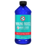 Be Smart Get Prepared Nano Silver Immuno Boost - 16 oz - Daily Immune Supplement for Family - Gluten