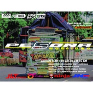 Pickup truck window stickers, wong jowo charm stickers, pickup truck windshield stickers