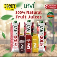 Natural Jus (250 ML / 1 L) |  Fruit Juice Lavi 100% Natural Assorted Flavors, Pomegranate Juice, App