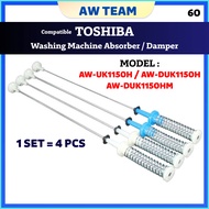 AW-UK1150H / AW-DUK1150H / AW-DUK1150HM Compatible TOSHIBA WASHING MACHINE ABSORBER (DAMPER) Suspens