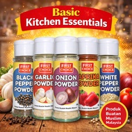 5 IN 1 Kitchen Essential Spices (Black Pepper Powder, Garlic Powder, Onion Powder, Paprika Powder, W