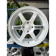 TE37 White 15 7jj et35 pcd 100 (USED) Like New