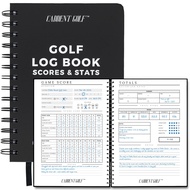 Log Book - Wire-Bound Golf Notebook and Golf Scorecard Book - Golf Journal & Log Book - 150 Pages (S